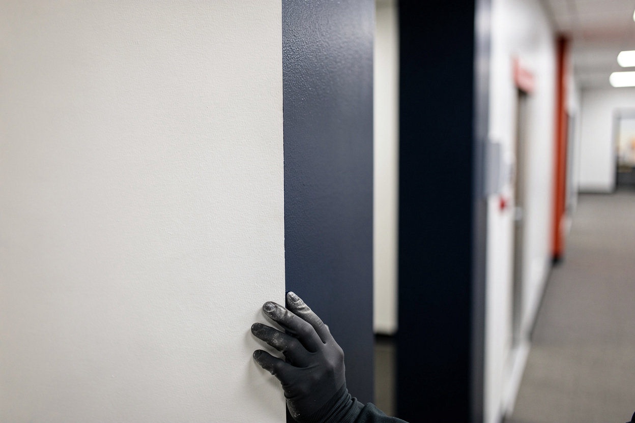 Navas Finishes Fort Worth commercial drywall and painting services - professional wall finishing from metal studs to final coat
